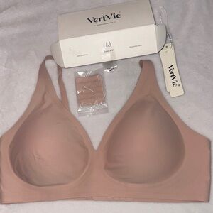 Women's VertVie Jelly Wireless Seamless Bra - Tan
